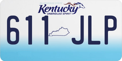 KY license plate 611JLP