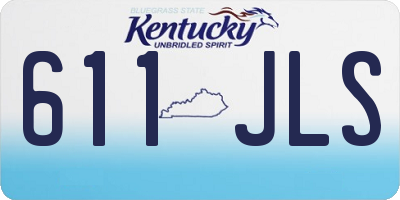 KY license plate 611JLS