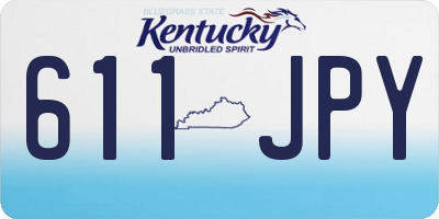 KY license plate 611JPY