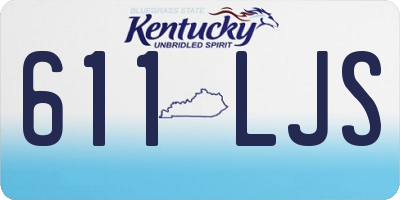 KY license plate 611LJS