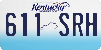 KY license plate 611SRH