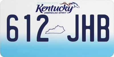 KY license plate 612JHB