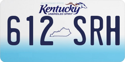 KY license plate 612SRH