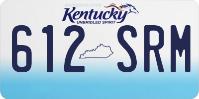 KY license plate 612SRM