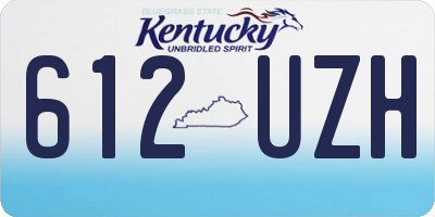 KY license plate 612UZH