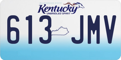 KY license plate 613JMV