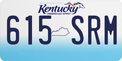 KY license plate 615SRM