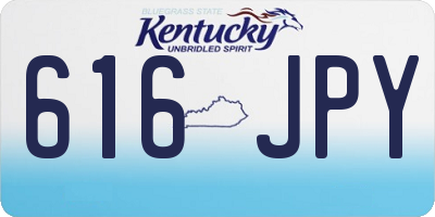 KY license plate 616JPY