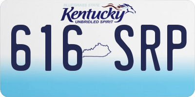 KY license plate 616SRP