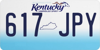 KY license plate 617JPY