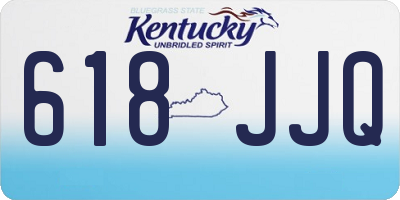 KY license plate 618JJQ