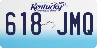 KY license plate 618JMQ