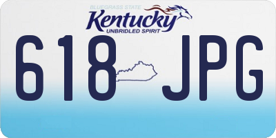 KY license plate 618JPG