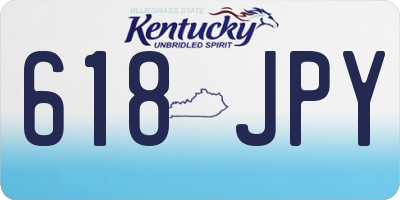 KY license plate 618JPY