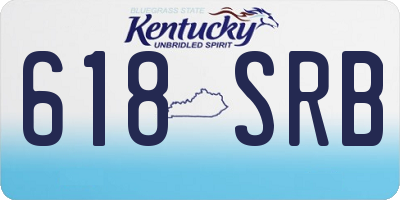 KY license plate 618SRB