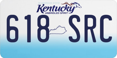 KY license plate 618SRC