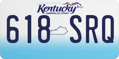 KY license plate 618SRQ