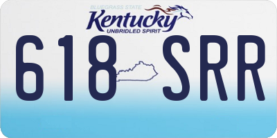 KY license plate 618SRR