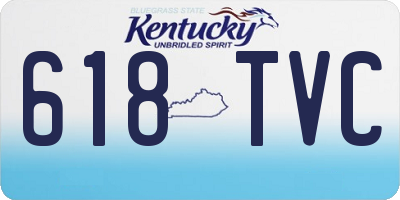 KY license plate 618TVC