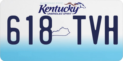 KY license plate 618TVH