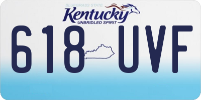 KY license plate 618UVF