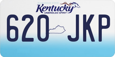 KY license plate 620JKP
