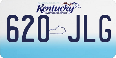 KY license plate 620JLG
