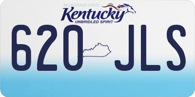 KY license plate 620JLS