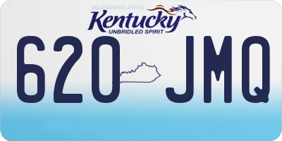 KY license plate 620JMQ