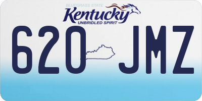 KY license plate 620JMZ