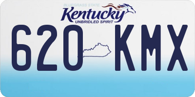 KY license plate 620KMX