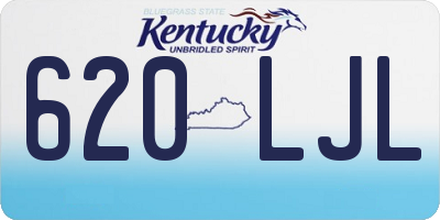 KY license plate 620LJL