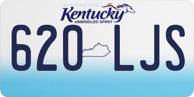 KY license plate 620LJS