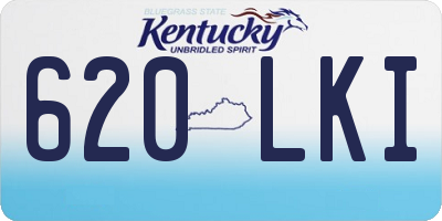 KY license plate 620LKI