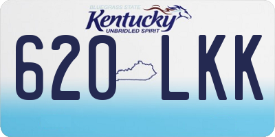 KY license plate 620LKK