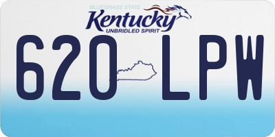 KY license plate 620LPW