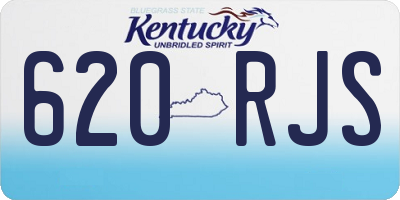 KY license plate 620RJS