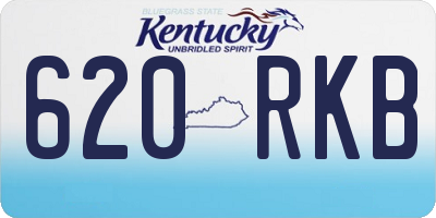 KY license plate 620RKB