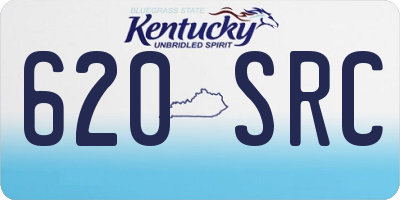 KY license plate 620SRC