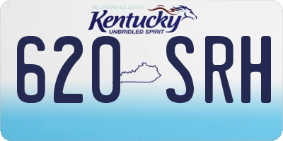 KY license plate 620SRH