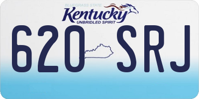 KY license plate 620SRJ