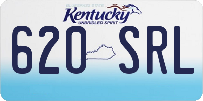 KY license plate 620SRL