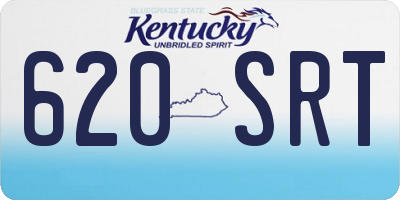 KY license plate 620SRT