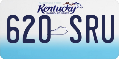 KY license plate 620SRU