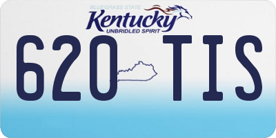 KY license plate 620TIS