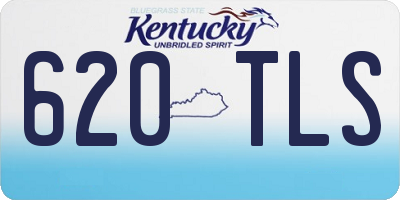 KY license plate 620TLS