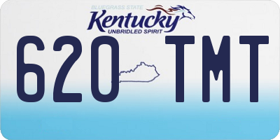 KY license plate 620TMT
