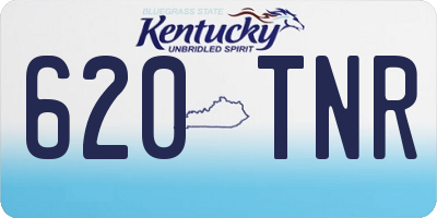 KY license plate 620TNR