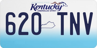 KY license plate 620TNV