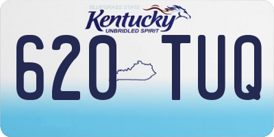 KY license plate 620TUQ